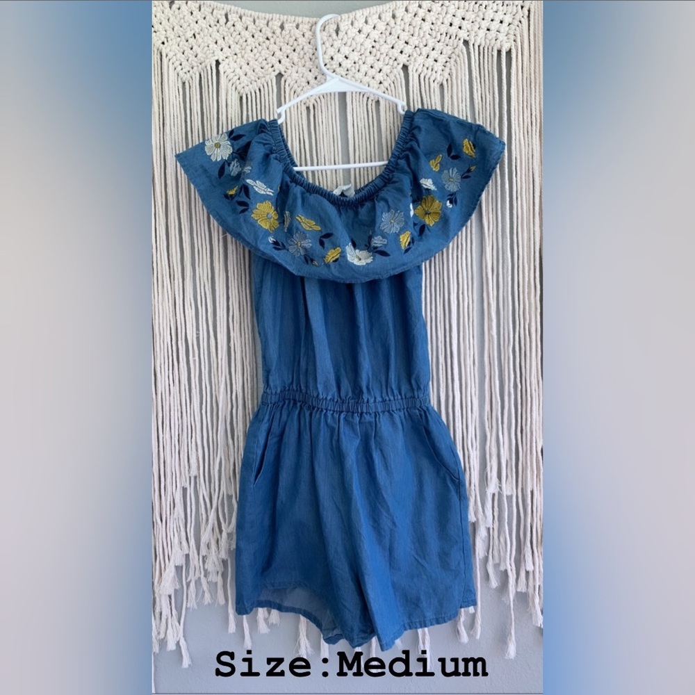 Off the shoulder romper